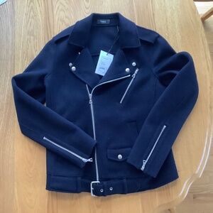 Jacket, women’s, navy blue, cashmere blend